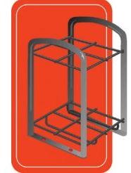 Mada Medical Cylinder Stand for 4 D E Cylinders - 2003 - 1 Each - MDL-MDM2003