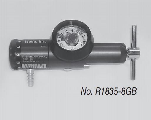 MADA MEDICAL Click Oxygen Regulator, Click-Style, Prod - R1835-25GB - 1 Each