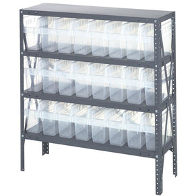 Quantum Storage Systems Store-Max Bins with Steel Shelves 1839-SB803CL - 1.0 Each - MDL-MDR1839SB803C