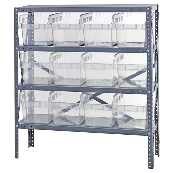 Quantum Storage Systems Store-Max Bins with Steel Shelves 1839-SB808CL ...