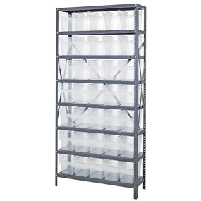 Quantum Storage Systems Store-Max Bins with Steel Shelves 1875-SB804CL - 1.0 Each - MDL-MDR1875SB804C