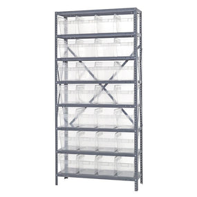 Quantum Storage Systems Store-Max Bins with Steel Shelves 1875-SB808CL - 1.0 Each - MDL-MDR1875SB808C