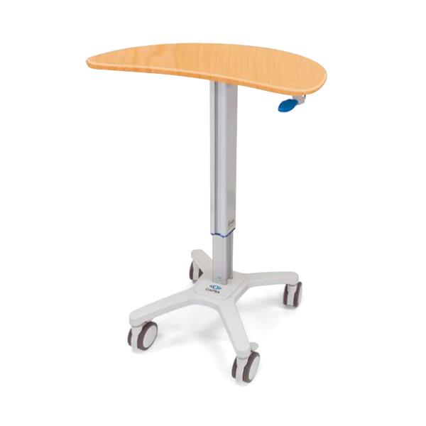 Capsa Ultra-Lightweight Compact Kidney Computer Cart, Hard Rock Maple - 207166-HM - 1 Each
