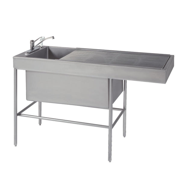 Suburban Surgical CO Classic 6/18 Multi-Depth Recessed End Prep-Procedure Table, 60" W x 36" H x 24" D - 12853-00-JFFNDR - 1 Each
