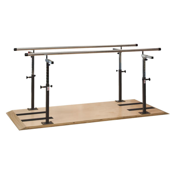 Clinton Industries Platform-Mounted Adjustable Parallel Bars, 12' (3.7 m) - MDR32012