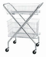 Folding Wire Utility / Mail Cart & Baskets - 51206 - 1 Each - MDL-MDR51206