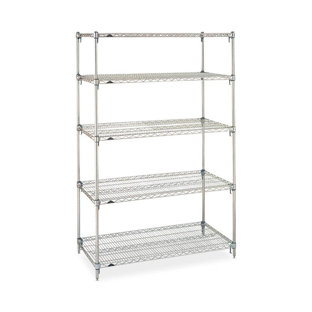 Intermetro Super Adjustable Chrome Shelves - 5A547C - 1 Each - MDL-MDR5A547C