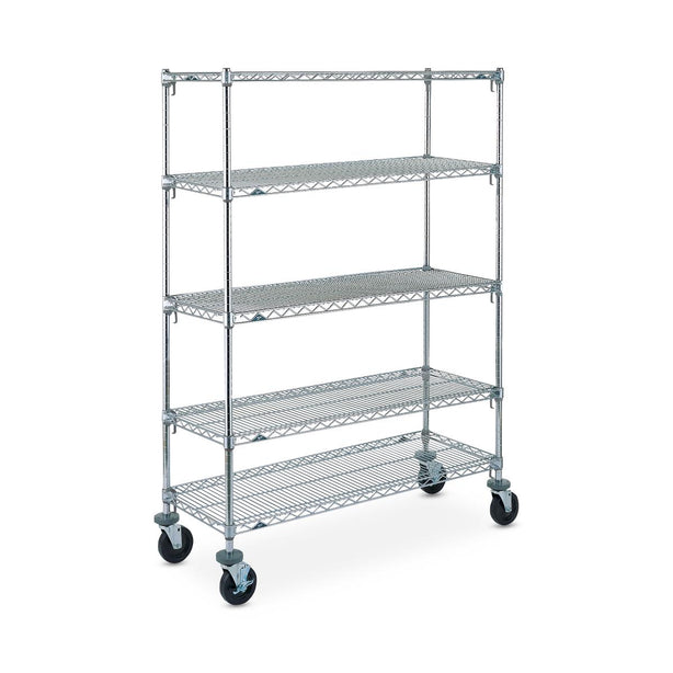 Intermetro Super Adjustable Chrome Shelves - 5A556BC - 1 Each - MDL-MDR5A556BC