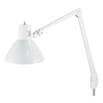Dazor Wide-Beam Task Light with Floating Arm 605A-WH - 1.0 Each - MDL-MDR605AWH