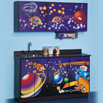 Clinton Industries Complete Fun Series Cabinet Base Wall Set, Space Place - MDR6135BW