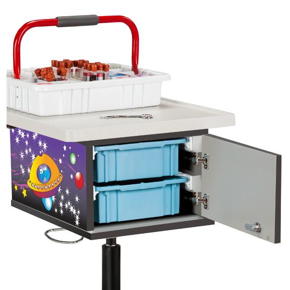 Clinton Industries Pediatric Phlebotomy Carts - 67235 - 1 Each - MDL-MDR67235