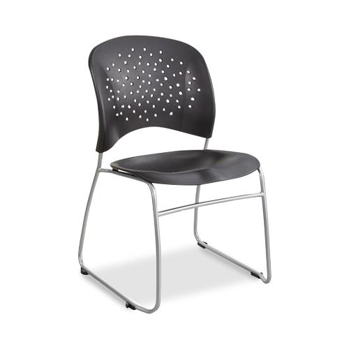 Safco 6804LT Reve Guest Chair with Sled Base, Latte - MDL-MDR6804LT - 1 Each