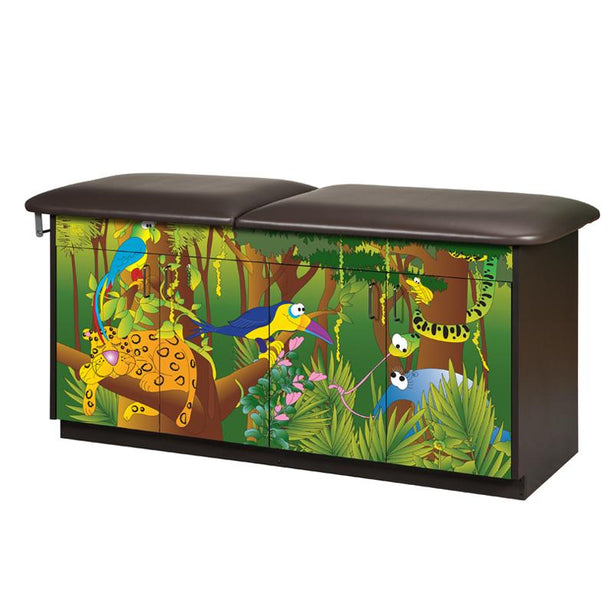 Clinton Industries Pediatric Treatment Table with Flat Top, Rain Forest - MDR79321