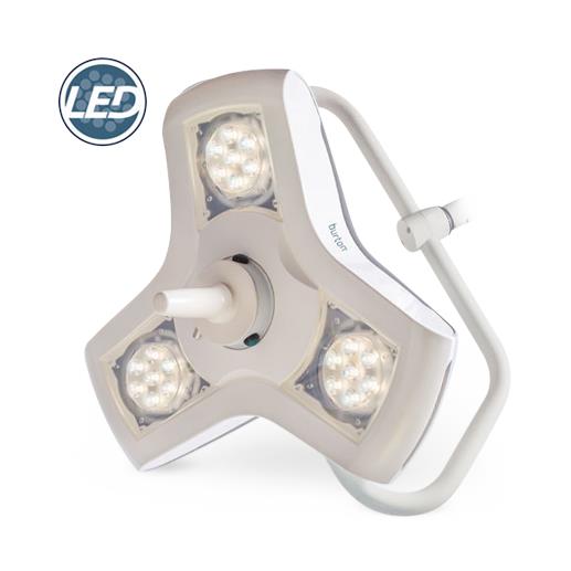 Burton Medical 70 AIM HI LED 100 Exam Light, Single Ceiling - MDRALED100SC
