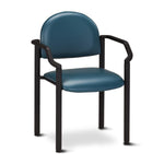 CLINTON INDUSTRIES Premium Side Chair with Arms, Black Frame - C50B - 1 Each
