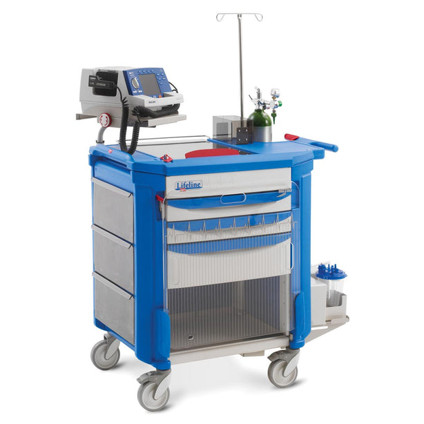 Lifeline Emergency Carts - LECCRP8 - 1 Each - MDL-MDRLECCRP8