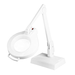 Dazor Circline Magnifier Desk Lights - MDRLMC1005WH