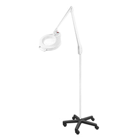 Dazor Circline Mobile Floor Stand Magnifier Lights - MDRLMC710WH