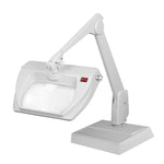 Dazor Stretchview Desk Base Magnifier LMR100-WH - 1.0 Each