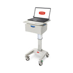 Capsa Nonpowered Mobile Enclosed Laptop Cart with One 6" (15.2 cm) Drawer - LX5-NG-D01-M-45 - 1 Each