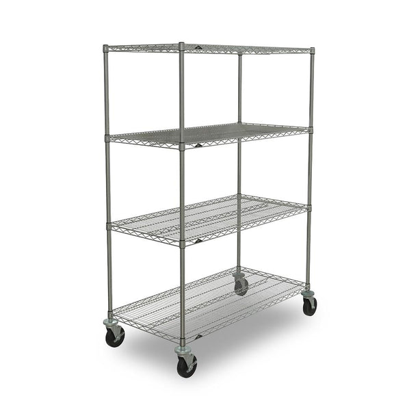 Intermetro Chrome Stem Caster Cart - N556BC - 1 Each - MDL-MDRMN556BC