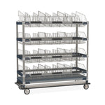 Intermetro Ind Max MetroMax IV Transport / Storage Sloped Basket Cart, 24" x 60" - MXIV6 - 1 Each