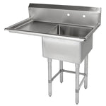 TARRISON Single Stainless Steel Sink with Left Drain - PS1-18L - 1 Each