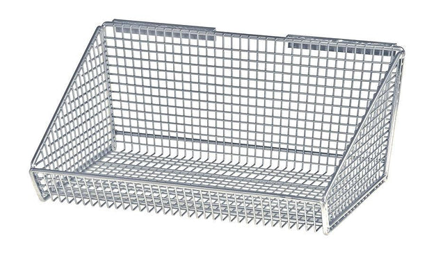 Quantum Storage Systems Cart Hanging Basket, Chrome, 17 7/8" x 18" x 7-1/2" - MDRQ1617HBC