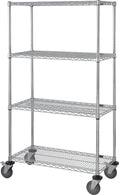 Quantum Storage Systems Quantum Storage Mobile Shelf Carts with Wire Shelves - MDRQ1836C46