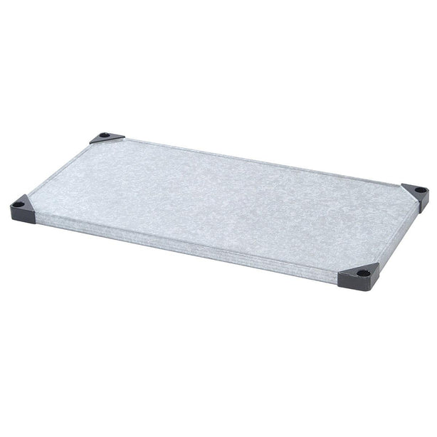 Quantum Storage Systems Shelves 24" x 48" Solid Galvanized Steel Shelf - MDRQ2448SG