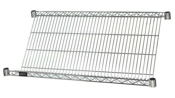 QUANTUM STORAGE SYSTEMS Slanted Wire Shelves 2448SL 1 Each-MDL-MDRQ2448SL