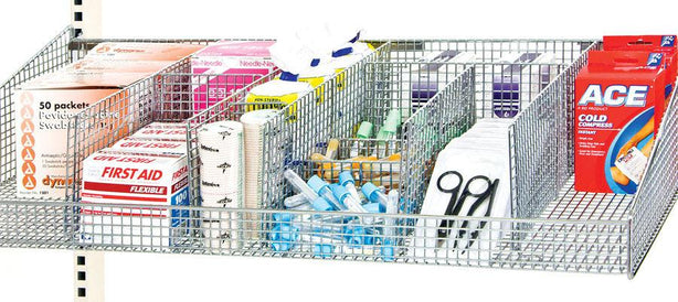 Quantum Storage Systems Wire Hanging Basket Divider, 3" x 4-1/2" - MDRQ4X3HBD