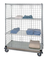 QUANTUM STORAGE SYSTEMS Three-Sided Linen Carts WRDBS4632436EP 1 Each - MDL-MDRQDBS632436