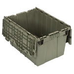 Quantum Storage Systems QDC211512 Gray 18.6" x 12.6" x 12.8" Heavy-Duty Bin with Attached Top - MDL-MDRQDC211512 - 1 Each