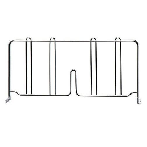 Quantum Storage Systems Wire Stainless Steel Shelf Divider, 18" x 8" - MDRQDIV18S