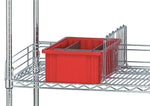 Quantum Storage Systems Chrome Wire Shelf Divider, 18" - MDRQDIV18