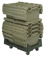 Quantum Storage Systems Polymer Poly Mobile Dolly, 1" Ledge, 18-1/2" x 28" - MDRQDLY2415