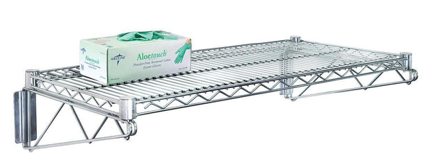 Quantum Storage Systems for Wall Mounted Shelves 18" Wire Cantilever Arm Set - MDRQDWB18