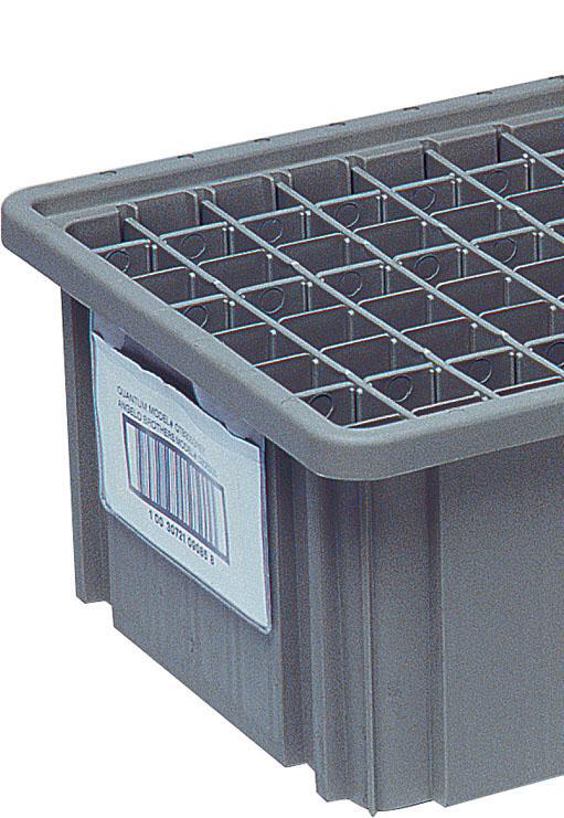 Quantum Storage Systems Clear Label Holder MDRqdh91035/92035/93030, 2" x 8" - MDRQLBL2X8