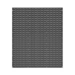 Quantum Storage Systems Steel Wall Mounted Ultra Hanging Louvered Panel, White, 48"L x 61"H - MDRQLP4861WH