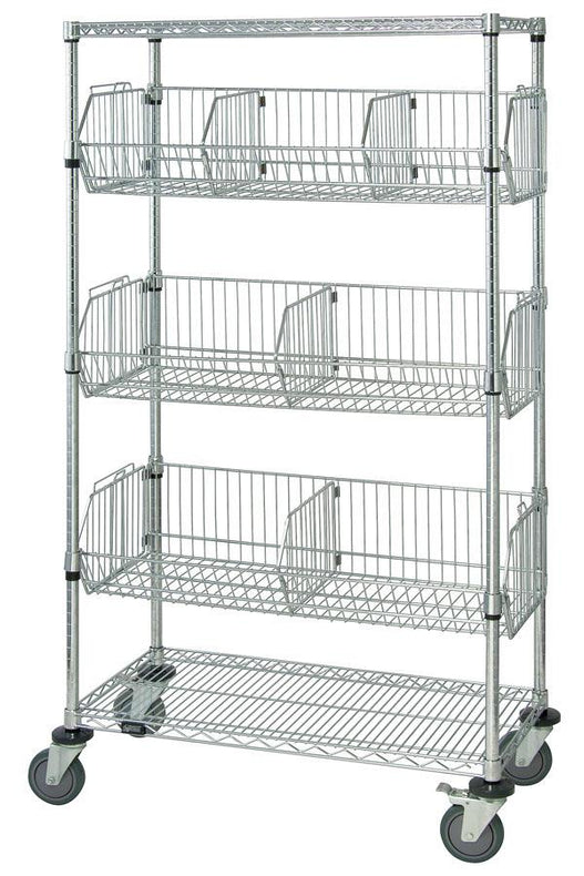 Quantum Storage Systems Mobile Modular Wire Basket Units - MDRQM1836BC6C