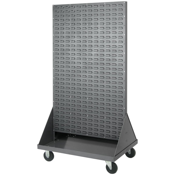 Quantum Storage Systems QMD-36H Mobile Double Sided Louvered Rack, 36"L x 25"W x 72"H - MDL-MDRQMD36H - 1 Each