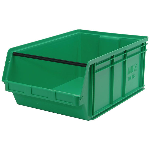 QUANTUM STORAGE SYSTEMS Magnum Bins QMS743 GREEN 1 Each-MDL-MDRQMS743GN