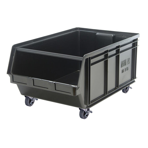 Mobile Magnum Bins - QMS843MOB BLACK - 1 Each - MDL-MDRQMS843MOBK
