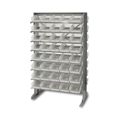 QUANTUM STORAGE SYSTEMS Clear-View Shelf Bin Shelving Systems QPRD-102CL 1 Each - MDL-MDRQPRD102CL