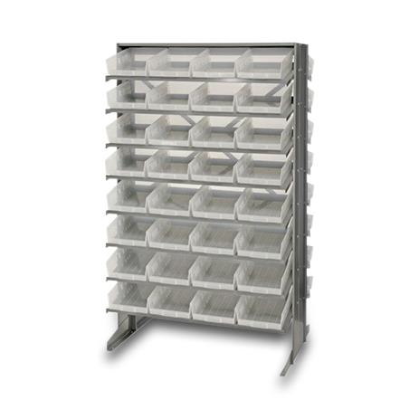 QUANTUM STORAGE SYSTEMS Clear-View Shelf Bin Shelving Systems QPRD-107CL 1 Each - MDL-MDRQPRD107CL