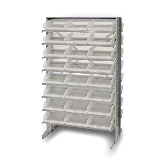 QUANTUM STORAGE SYSTEMS Clear-View Shelf Bin Shelving Systems QPRD-109CL 1 Each - MDL-MDRQPRD109CL
