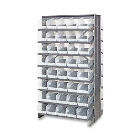 QUANTUM STORAGE SYSTEMS Clear-View Shelf Bin Shelving Systems QPRD-202CL 1 Each - MDL-MDRQPRD202CL