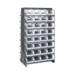 QUANTUM STORAGE SYSTEMS Clear-View Shelf Bin Shelving Systems QPRD-207CL 1 Each - MDL-MDRQPRD207CL