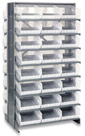 QUANTUM STORAGE SYSTEMS Clear-View Shelf Bin Shelving Systems QPRD-209CL 1 Each - MDL-MDRQPRD209CL